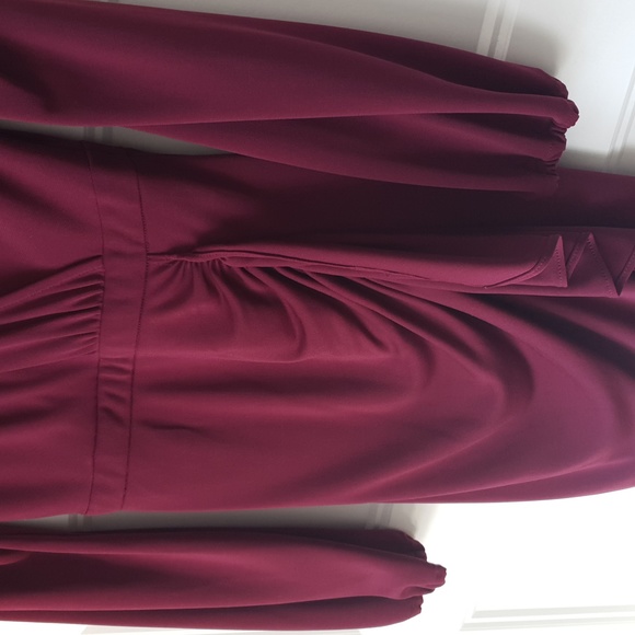 BCBG Maxazria bordeaux Alannah dress - Picture 5 of 6